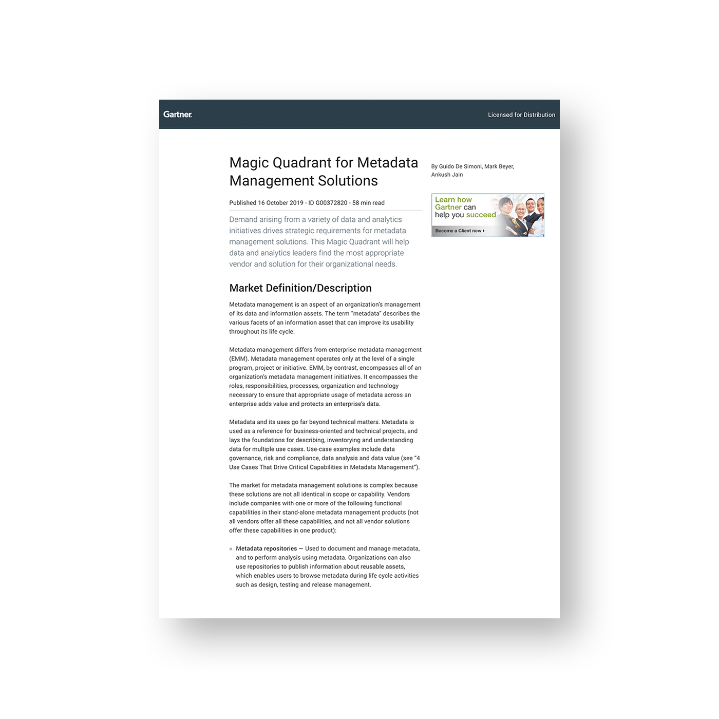 新万博移动客户端Collibra是2019年Gartner Magic Quadrant领奖 Collibra 新万博客户端app,新